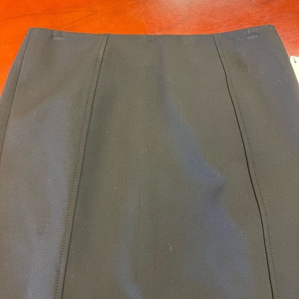 Halogen Classic Black Scuba Pencil Skirt sz 4 NWT - Picture 2 of 7